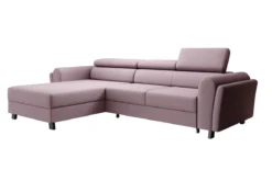 Designer Ecksofa Massimo mit Schlaf- und Klappfunktion