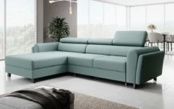 Designer Ecksofa Massimo mit Schlaf- und Klappfunktion