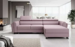 Designer Ecksofa Massimo mit Schlaf- und Klappfunktion