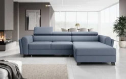 Designer Ecksofa Massimo mit Schlaf- und Klappfunktion