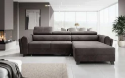 Designer Ecksofa Massimo mit Schlaf- und Klappfunktion