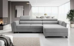Designer Ecksofa Massimo mit Schlaf- und Klappfunktion