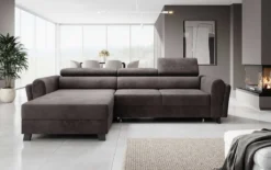 Designer Ecksofa Massimo mit Schlaf- und Klappfunktion