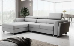 Designer Ecksofa Massimo mit Schlaf- und Klappfunktion