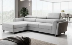 Designer Ecksofa Massimo mit Schlaf- und Klappfunktion