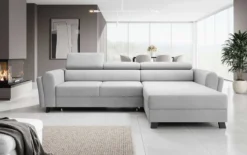Designer Ecksofa Massimo mit Schlaf- und Klappfunktion