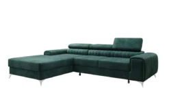 Designer Ecksofa Melinda mit Schlaf- und Klappfunktion