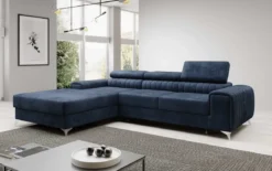 Designer Ecksofa Melinda mit Schlaf- und Klappfunktion