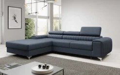Designer Ecksofa Melinda mit Schlaf- und Klappfunktion