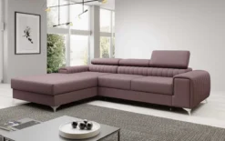 Designer Ecksofa Melinda mit Schlaf- und Klappfunktion