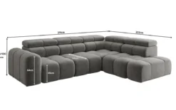 Designer Ecksofa Mia Maxi in Chenille