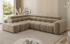 Designer Ecksofa Mia Maxi in Chenille