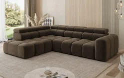 Designer Ecksofa Mia Maxi in Chenille