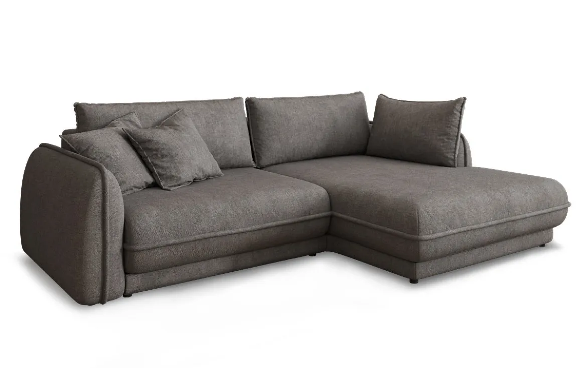 Designer Ecksofa Mojave II Stoff mit Schlaffunktion und Stauraum