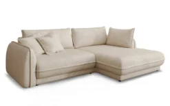 Designer Ecksofa Mojave II Stoff mit Schlaffunktion und Stauraum