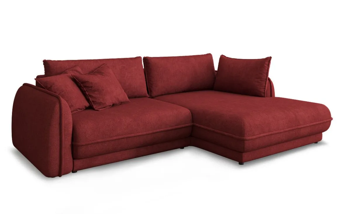 Designer Ecksofa Mojave II Stoff mit Schlaffunktion und Stauraum