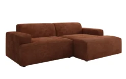 Designer Ecksofa Monza in Cord