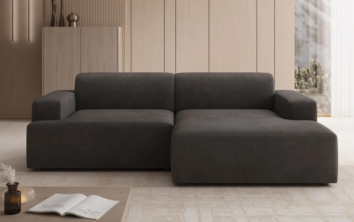 Designer Ecksofa Monza in Samt