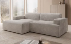 Designer Ecksofa Monza in Samt
