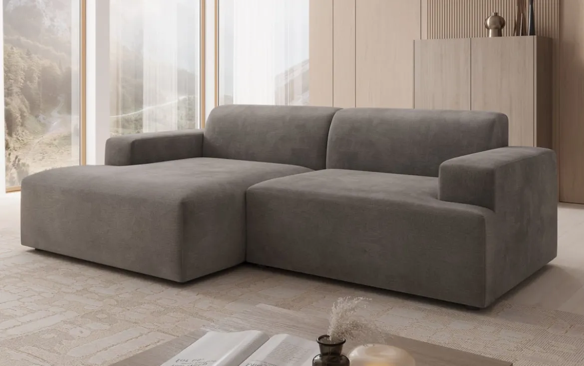 Designer Ecksofa Monza in Samt