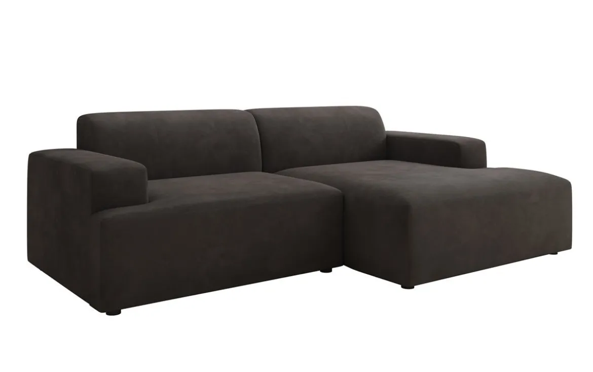 Designer Ecksofa Monza in Samt