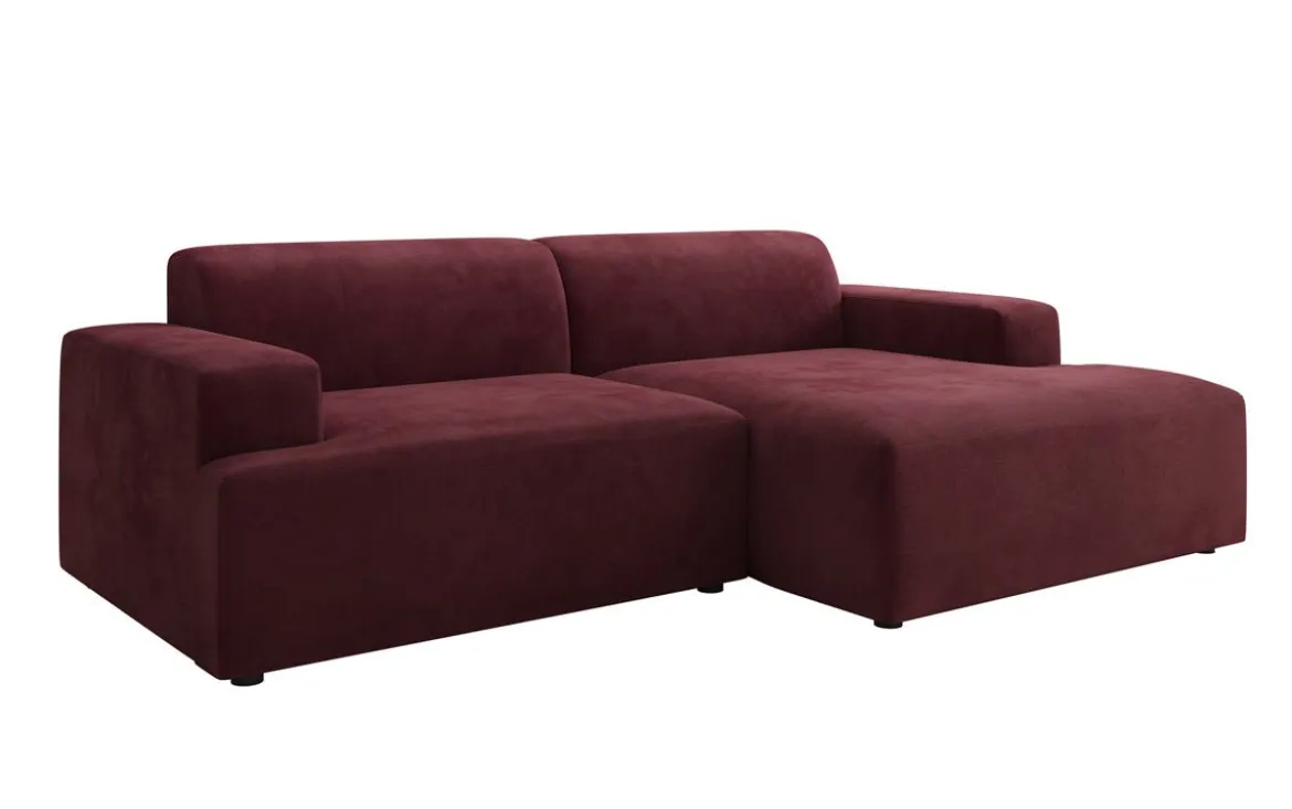 Designer Ecksofa Monza in Samt