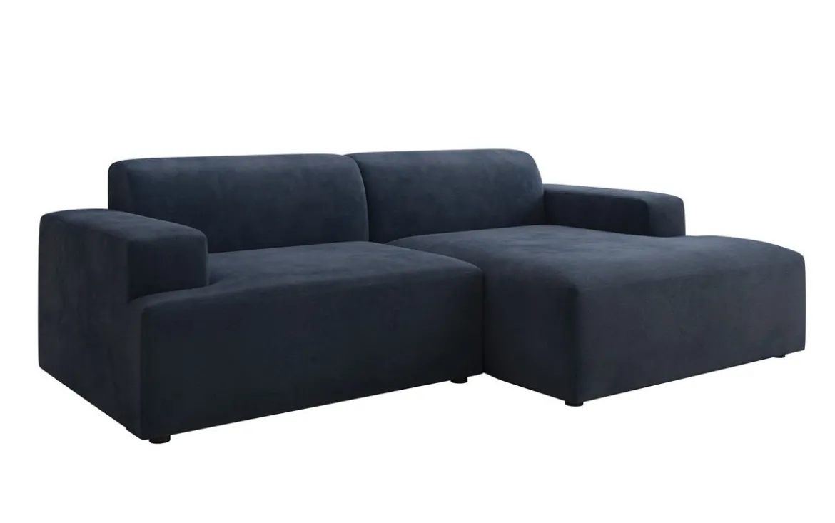Designer Ecksofa Monza in Samt