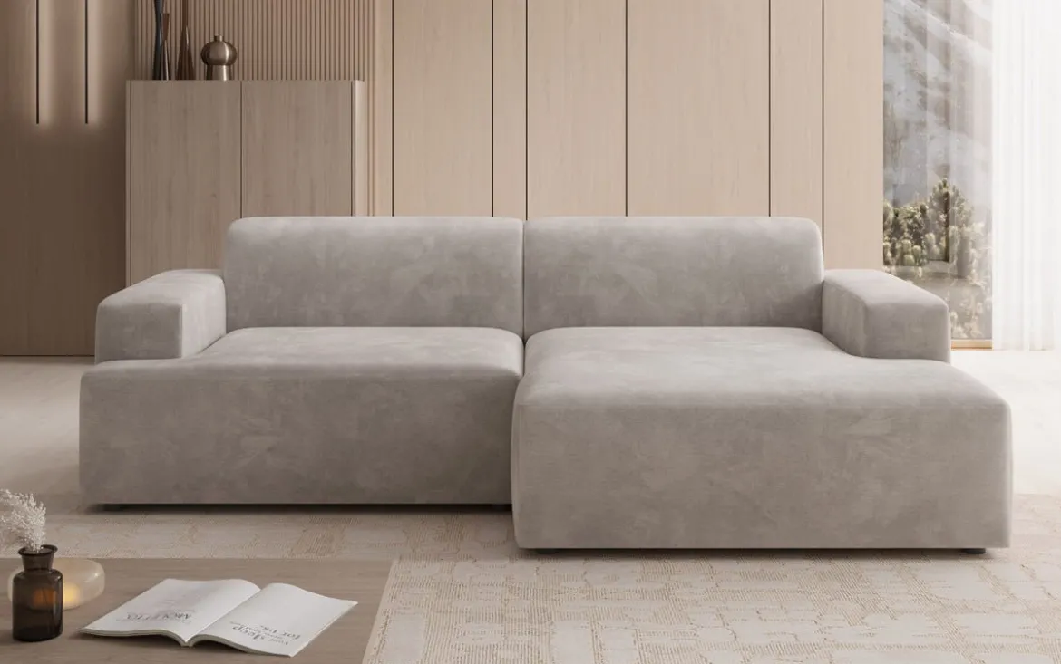 Designer Ecksofa Monza in Samt