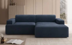 Designer Ecksofa Monza in Samt