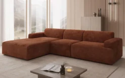 Designer Ecksofa Monza Maxi in Cord