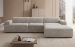 Designer Ecksofa Monza Maxi in Samt