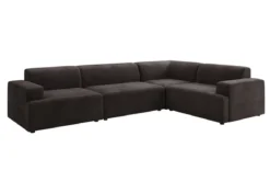 Designer Ecksofa Monza Wohnlandschaft in Samt
