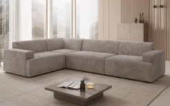 Designer Ecksofa Monza Wohnlandschaft in Cord