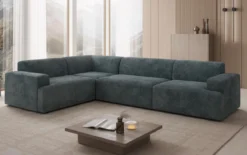 Designer Ecksofa Monza Wohnlandschaft in Cord