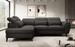 Designer Ecksofa Nobile mit verstellbarer Rückenlehne