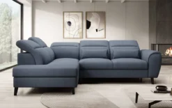 Designer Ecksofa Nobile mit verstellbarer Rückenlehne