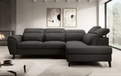 Designer Ecksofa Nobile mit verstellbarer Rückenlehne