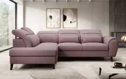Designer Ecksofa Nobile mit verstellbarer Rückenlehne