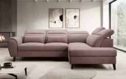 Designer Ecksofa Nobile mit verstellbarer Rückenlehne