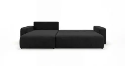 Designer Ecksofa Noma mit Schlaf- und Klappfunktion in Cord