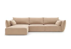 Designer Ecksofa Nuvola in Samt
