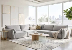 Designer Ecksofa Nuvola Maxi in Samt