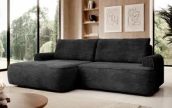 Designer Ecksofa Onelio mit Stauraum und Schlaffunktion