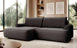 Designer Ecksofa Onelio mit Stauraum und Schlaffunktion