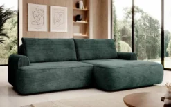 Designer Ecksofa Onelio mit Stauraum und Schlaffunktion