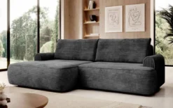 Designer Ecksofa Onelio mit Stauraum und Schlaffunktion