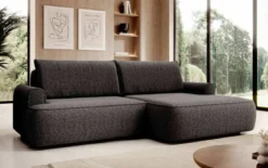 Designer Ecksofa Onelio mit Stauraum und Schlaffunktion