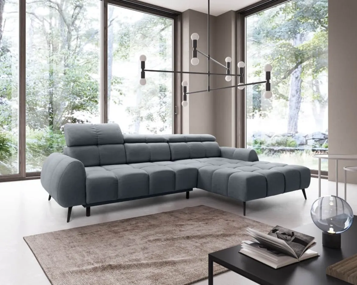 Designer Ecksofa Piano mit elektrischer Schlaffunktion