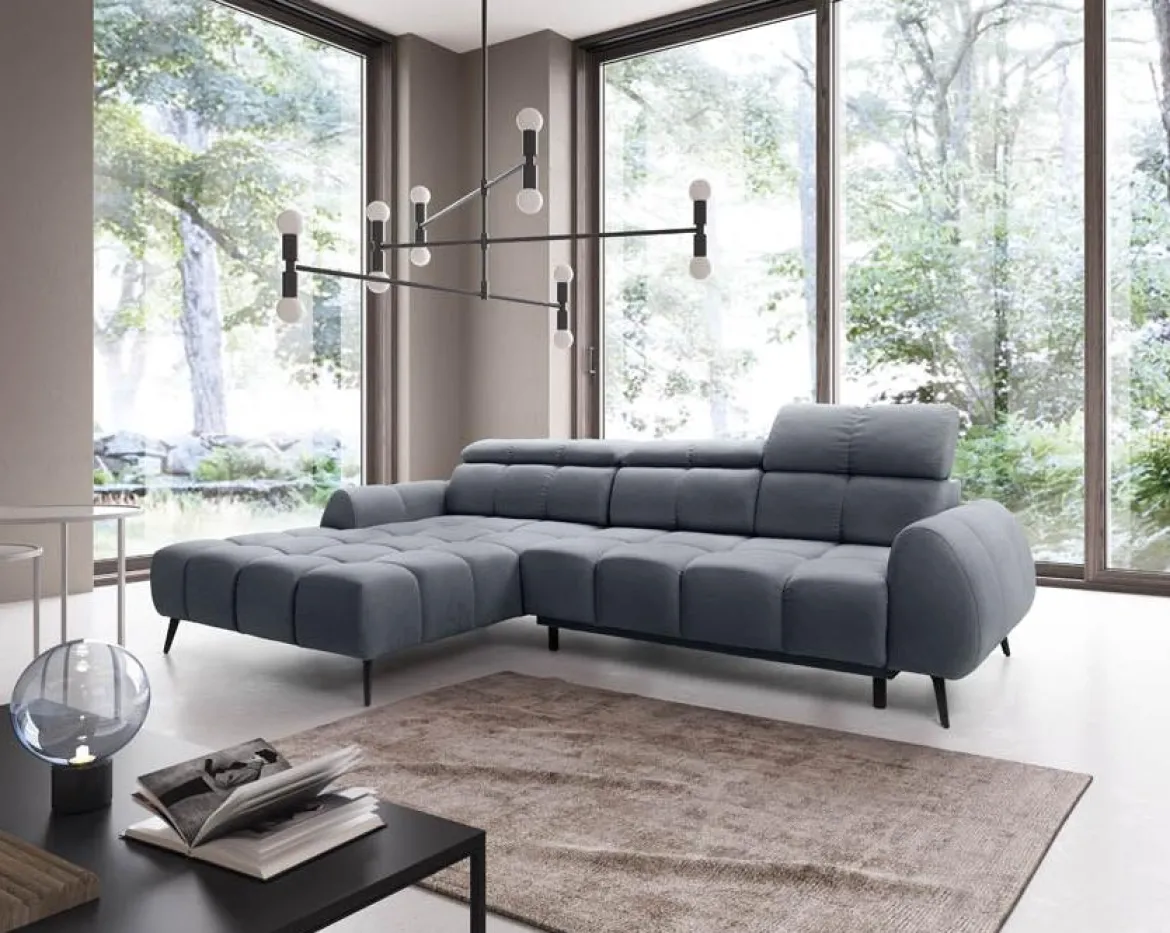 Designer Ecksofa Piano mit elektrischer Schlaffunktion