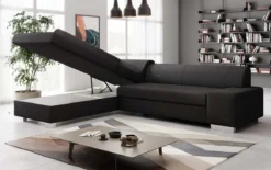 Designer Ecksofa Pina mit Schlaf- und Klappfunktion